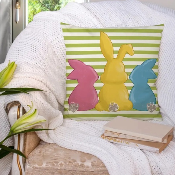 Easter Throw Pillow Covers Set of 4 - Picture 7 of 8